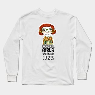 Cool Girls Wear Glasses -- Willa Long Sleeve T-Shirt